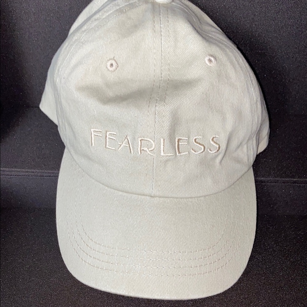 Francesca's Collections Fearless Cap - Light Gray
